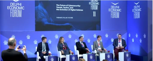 ELIAMEP at the 11th Delphi Economic Forum XI – The Future of Cybersecurity: Trends, Tactics, and the Evolution of Digital Defense