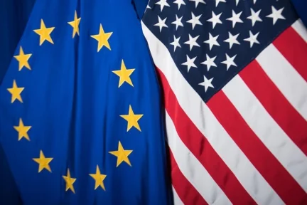 Between the EU and the US