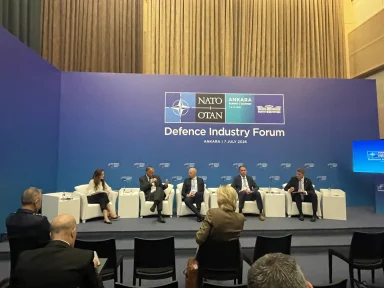 Η Δρ Έλενα Λαζάρου, Γενική Διευθύντρια του ΕΛΙΑΜΕΠ, στο Φόρουμ Αμυντικής Βιομηχανίας του ΝΑΤΟ και στις παράλληλες εκδηλώσεις της Συνόδου Κορυφής του ΝΑΤΟ